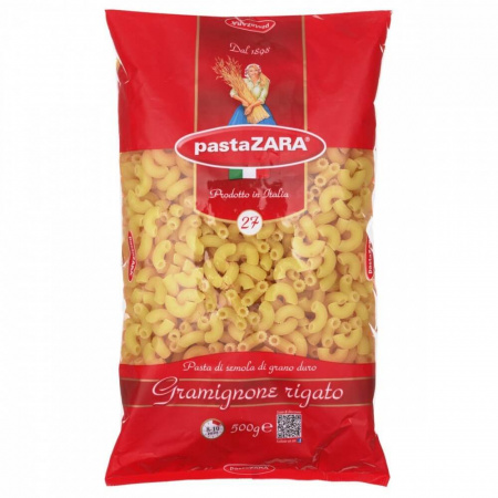 Макароны Pasta Zara "Рожки № 27", 500 гр