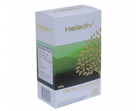 Чай листовой зеленый Green Tea Pekoe, 200 г, Heladiv