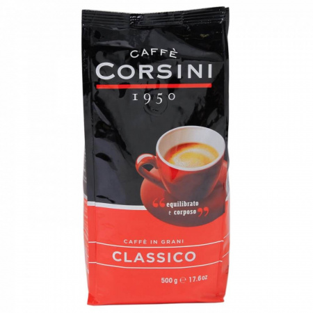 Кофе Caffe Corsini "Classico moka", в зёрнах, 500 гр