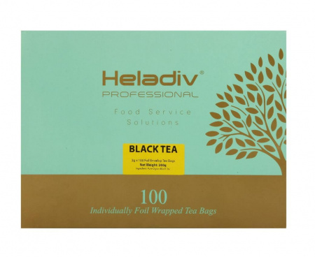 Чай черный Professional Line, 100 пакетиков, Heladiv
