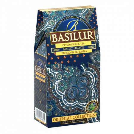 Чай Basilur "Magic Nights", черный листовой с добавками, 100 гр