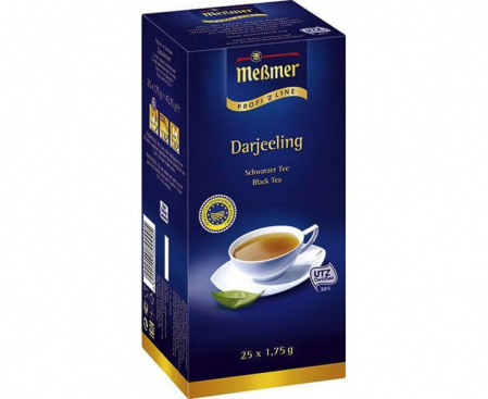 Чай черный пакетированный Дарджилинг, 25х1.75 г, Messmer