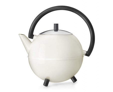 Заварочный чайник Duet Saturn, 1.2 л, белый, нержавеющая сталь, Bredemeijer