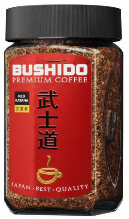 Кофе Bushido "Red Katana", растворимый, 100 гр