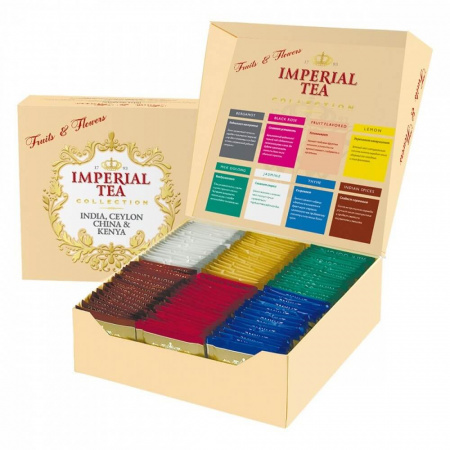 Чай Imperial Tea Collection "Fruits & Flowers", ассорти 6 видов, 120 сашетов
