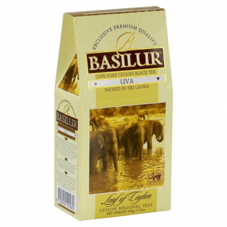 Чай Basilur "Лист цейлона - Ува", черный листовой, 100 гр