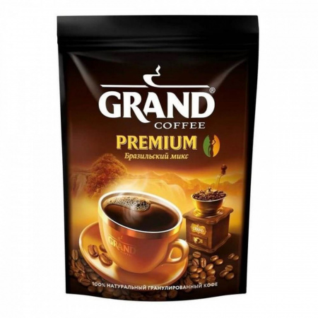 Кофе Grand "Premium. Бразильский микс", растворимый, 200 гр