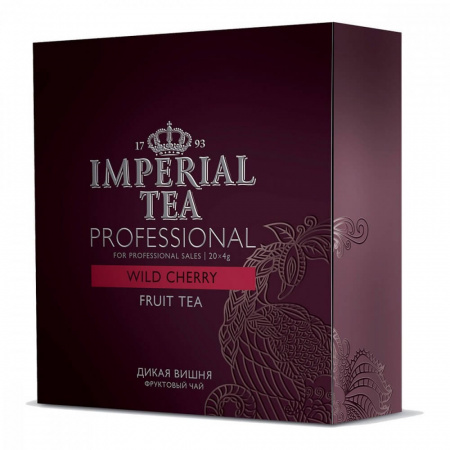 Чай Imperial Tea Professional "Дикая вишня", каркаде с добавками, 20 сашетов
