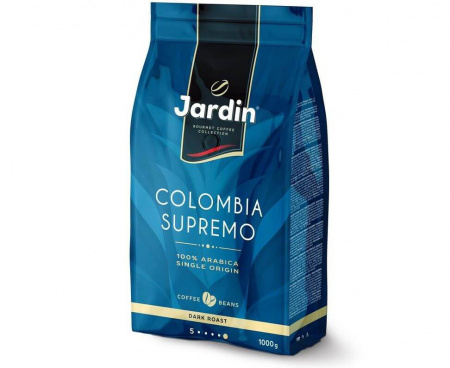 Кофе в зернах Colombia Supremo, 1 кг, Jardin