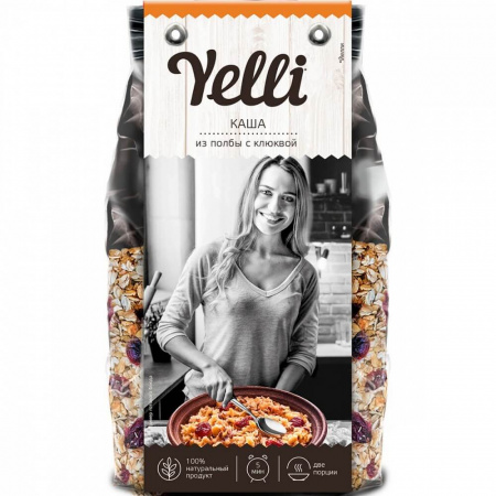 Каша Yelli "Из полбы с клюквой", 100 гр