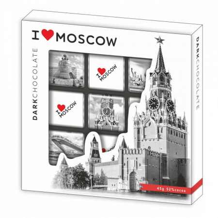 Шоколад Глобус-Про "МСК - Спасская башня", 45 гр
