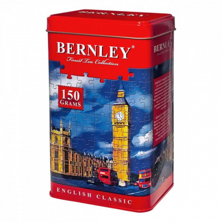 Чай Bernley "English Classic", листовой черный, подарочный, 150 гр