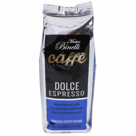 Кофе Mastro binelli "Dolce espresso", в зёрнах, 500 гр