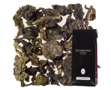Чай зеленый листовой Молочный Улун/Milk Oolong, вак.пакет 1 кг, Dammann