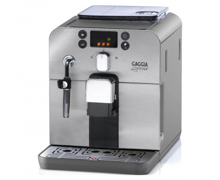 Кофемашина автоматическая Brera silver, серебристая, пластик ABS, Gaggia