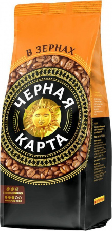 Кофе Черная карта, в зернах, 1000 гр