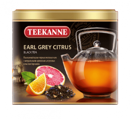 Чай черный Earl Grey Citrus, ж/б 150 г, TEEKANNE