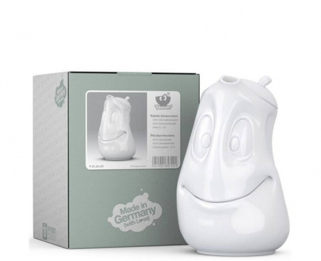 Чайник «Весельчак», 1.2 л, белый, фарфор, Tassen