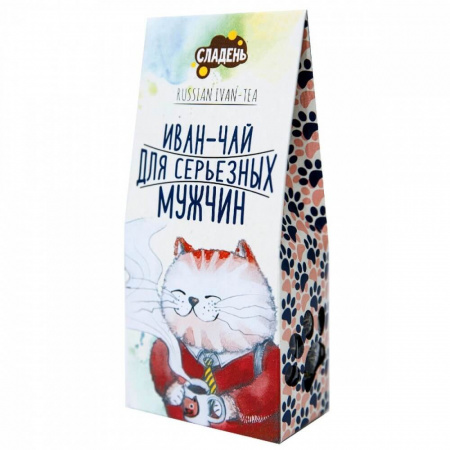 Чай Сладень "Иван-Чай для серьезных мужчин", травяной, 50 гр