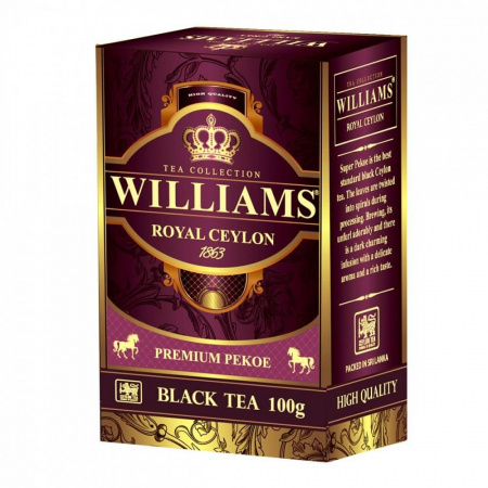 Чай Williams "Royal Ceylon", черный, 100 гр