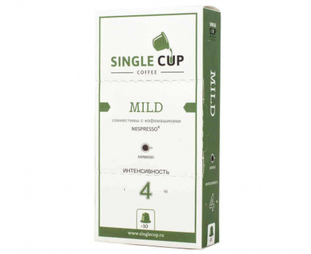 Кофе в капсулах Mild, 10 шт., Singlecup