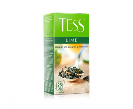 Чай зеленый Lime, 25 пакетиков, Tess