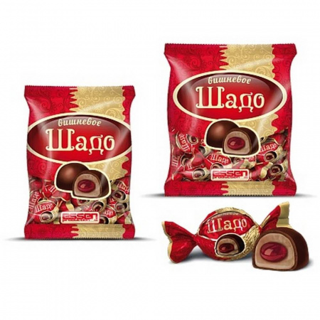 Конфеты Essen "Шадо вишневое", с желейной начинкой, 250 гр