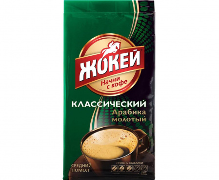 КОФЕ МОЛОТЫЙ КЛАССИЧЕСКИЙ, 100 Г, ЖОКЕЙ