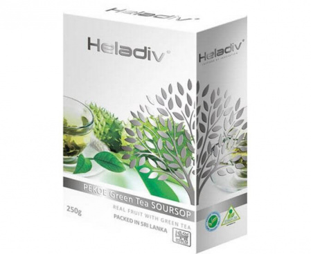 Чай SOURSOP зеленый листовой, 250 г, Heladiv
