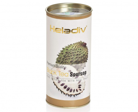 Чай черный листовой в тубе BLACK SOURSOP, 100 г, Heladiv