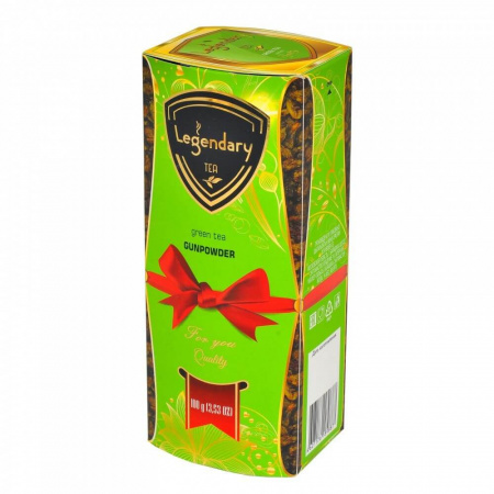Чай Legendary "Зеленый Gunpowder", листовой, 100 гр