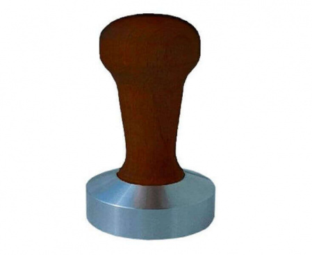 Темпер для кофе, d5.8, h10 см, цвет - венге, дерево/алюминий, NAPR