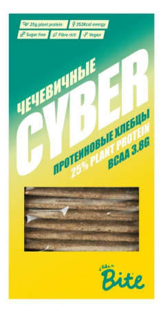 Хлебцы хрустящие Take a Cyber Bite "Чечевичные", протеиновые, 150 гр