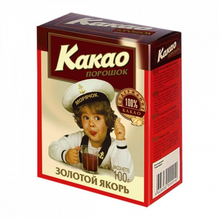 Какао-порошок Золотой Якорь, 100 гр