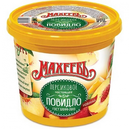 Повидло Махеевъ "Персиковое", 870 гр