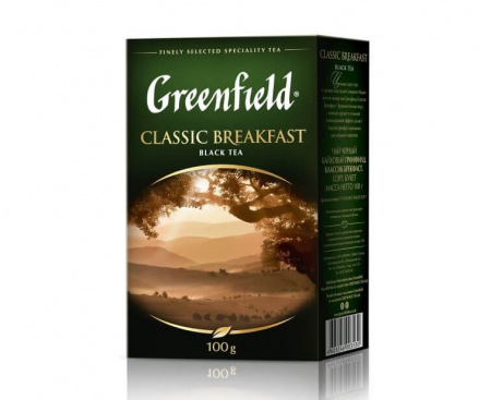 Чай черный листовой Classic Breakfast, 100 г, Greenfield