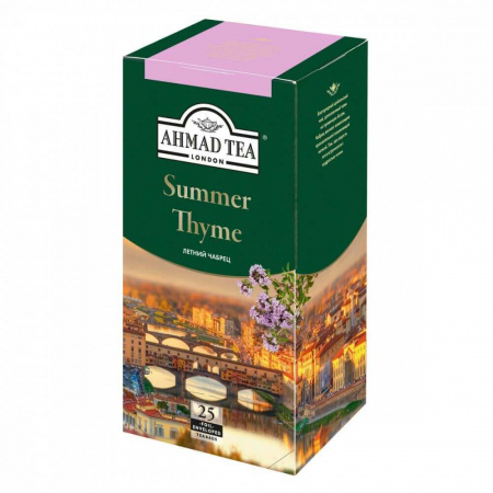 Чай Ahmad "Summer Thyme", черный с чабрецом, 25 пакетиков
