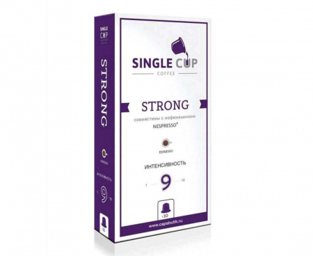 Кофе в капсулах Strong, 10 шт., Singlecup
