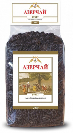 Чай Азерчай "Букет", чёрный байховый, 200 гр