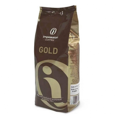 Кофе Impassion "Gold, зерно, 250 гр