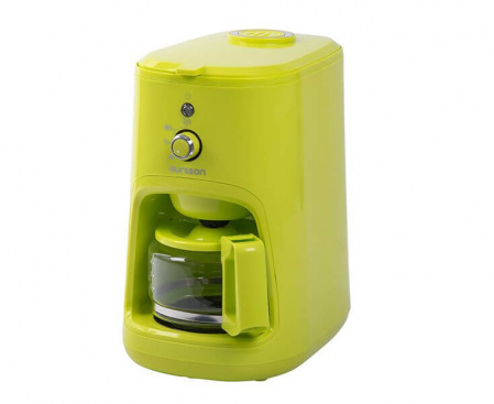 Капельная кофеварка со встроенной кофемолкой CM0400G/GA, зеленая, Oursson