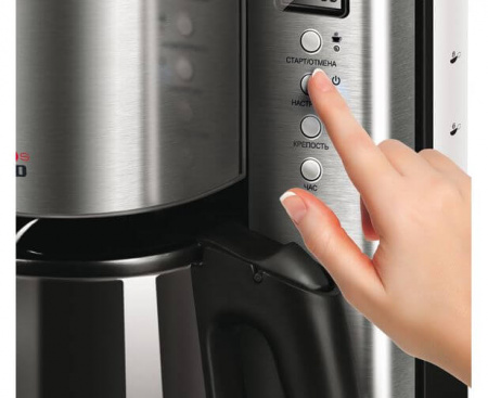 Умная кофеварка SkyCoffee M1509S, черная/серебро, REDMOND