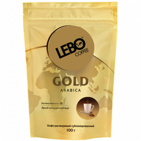 Кофе Lebo "Gold", растворимый, 100 гр