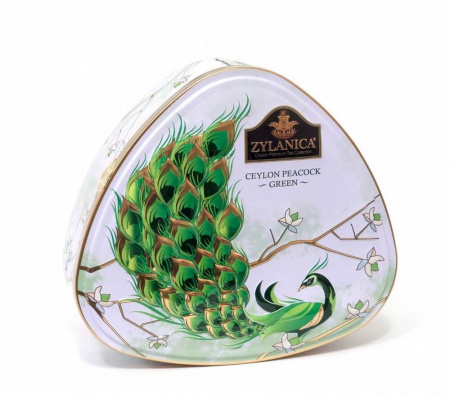 Чай Zylanica Ceylon Peacock, Green, зелёный листовой, GP1, 100 гр
