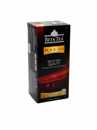 Чай Beta Tea "Отборное качество", черный, 25 пакетиков