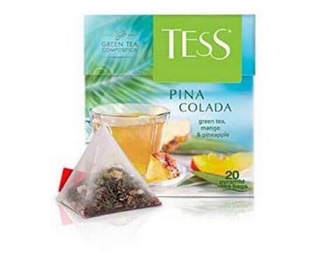 Чай зеленый Pina Colada, 20 пирамидок, Tess