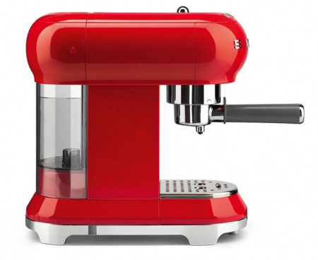 Кофемашина-эспрессо ECF01RDEU, красная, серия Стиль 50-х г.г., Smeg