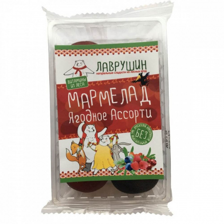 Мармелад Лаврушин "Ягодное ассорти", 95 гр