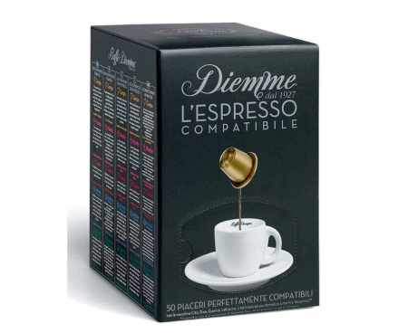 Кофе в капсулах L`espresso Mente, 50 капсул (для Nespresso), Diemme