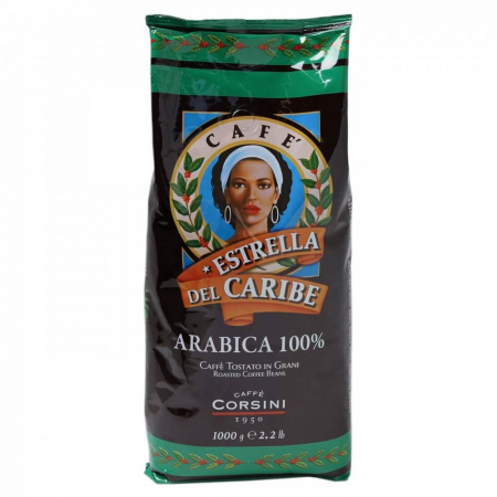 Кофе Caffe Corsini "Estrella del caribe", в зёрнах, 1000 гр